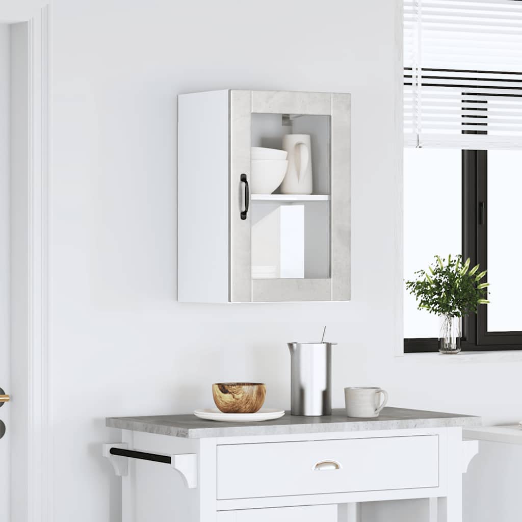 kitchen wall cabinet with glass doors "Porto"