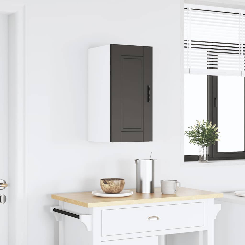 Kitchen cabinet, Porto, black, engineered wood