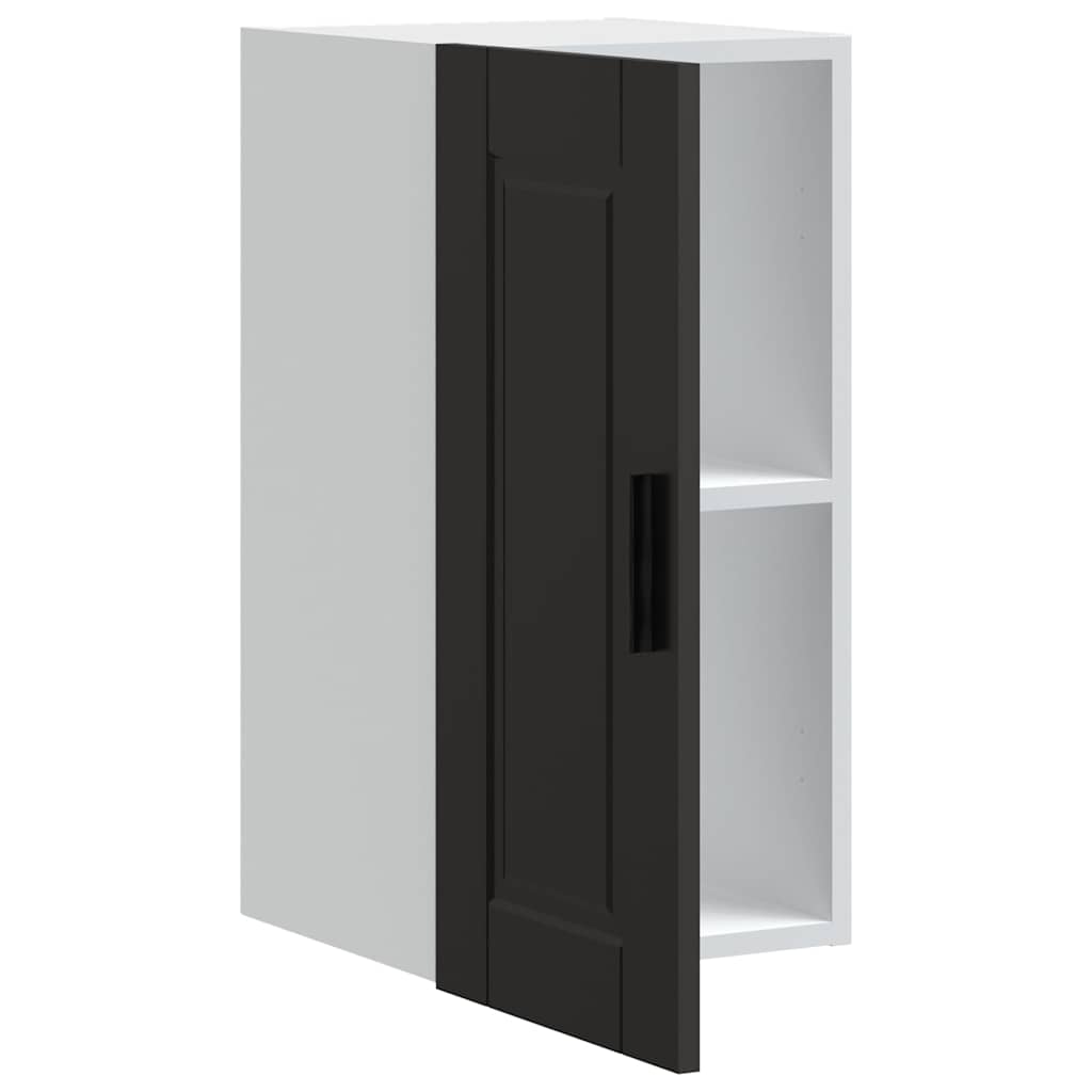 Kitchen cabinet, Porto, black, engineered wood