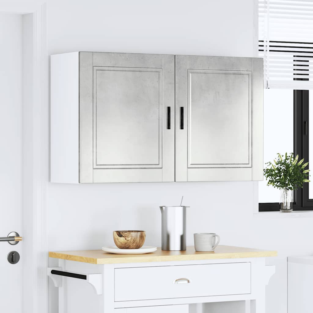 Wall kitchen cabinets 2 pcs "Porto" Concrete grey