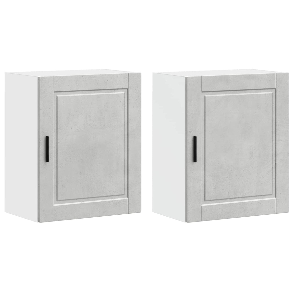 Wall kitchen cabinets 2 pcs "Porto" Concrete grey