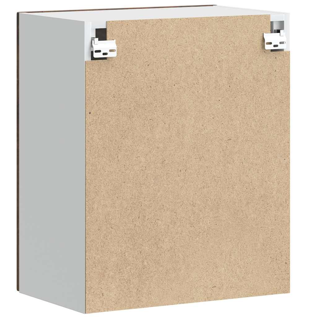 Wall Kitchen Cabinets 2 pcs "Porto" Smoked Oak