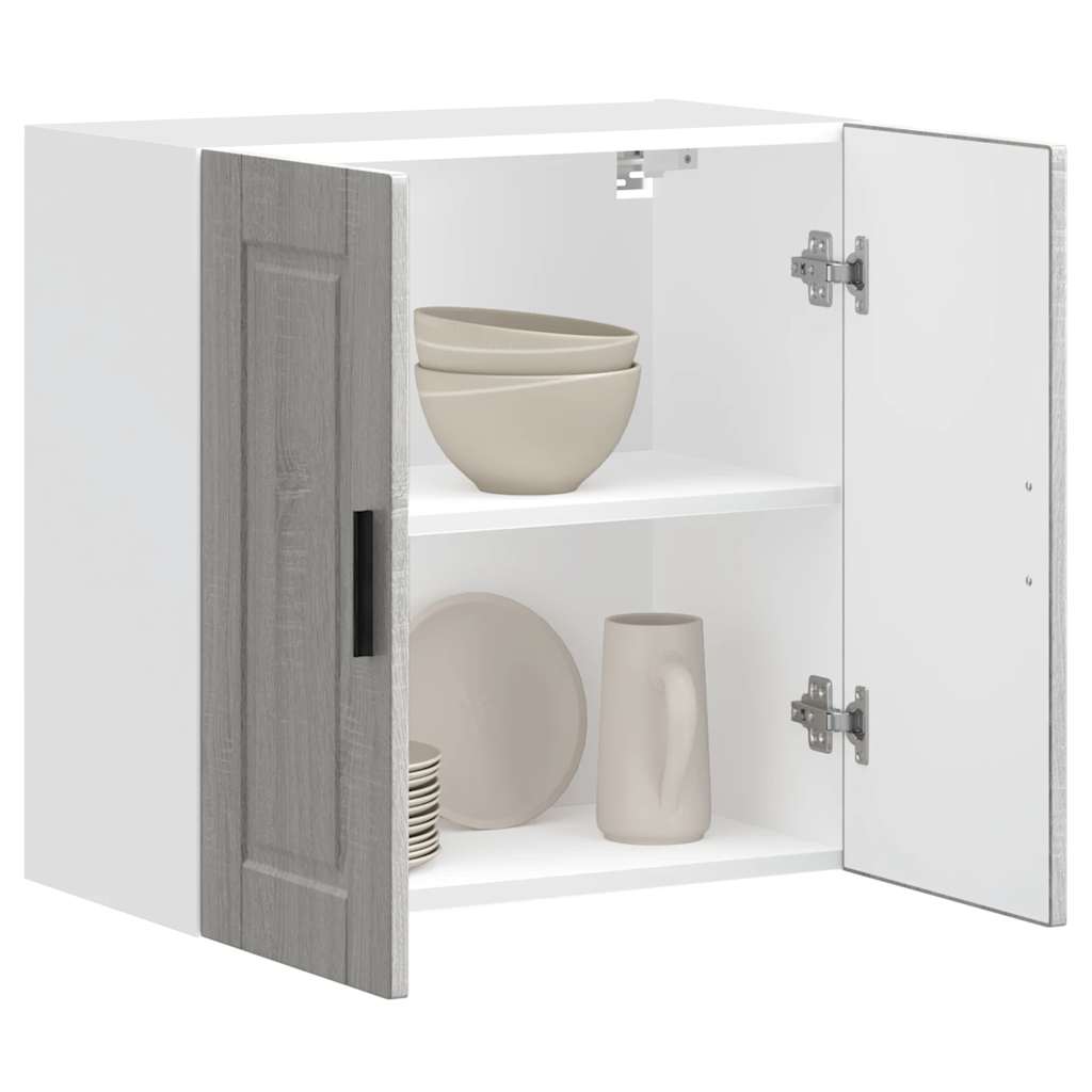 Kitchen cabinet, Porto, grey, engineered wood