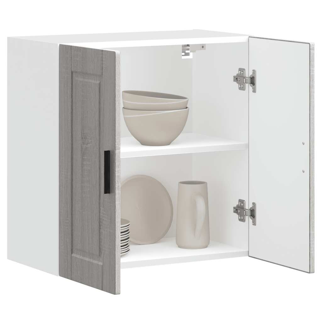 Kitchen cabinet, Porto, grey, engineered wood