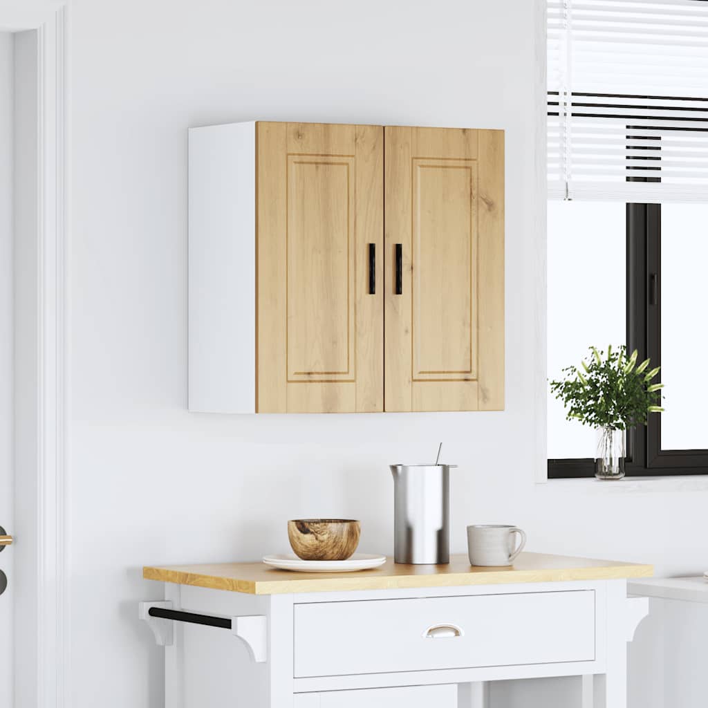 Wall kitchen cabinet, Porto, artisan oak, wood