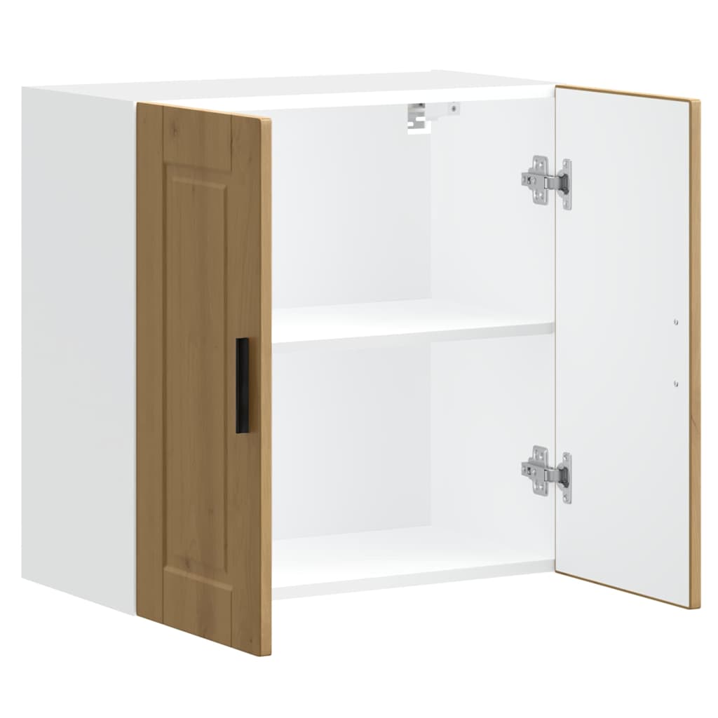 Wall kitchen cabinet, Porto, artisan oak, wood