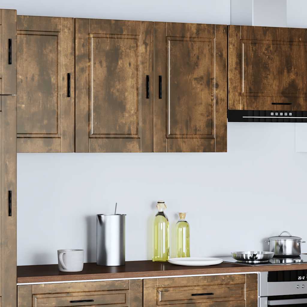 Kitchen cabinet, Porto, smoked oak, engineered wood