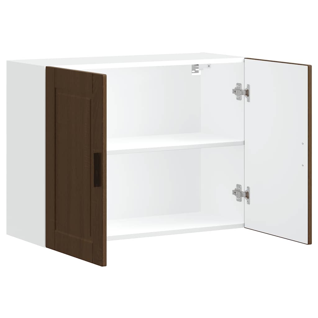 Kitchen cabinet, Porto, brown oak, engineered wood