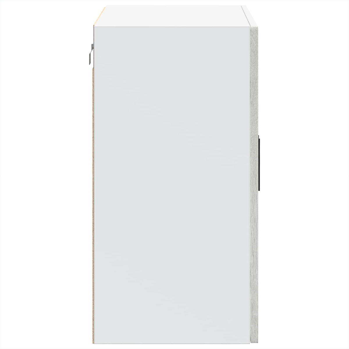Kitchen cabinet with glass doors, Porto, grey