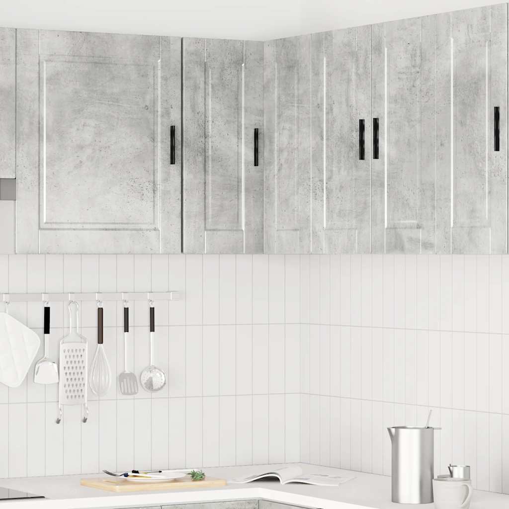 Kitchen cabinet, Porto, concrete grey, engineered wood