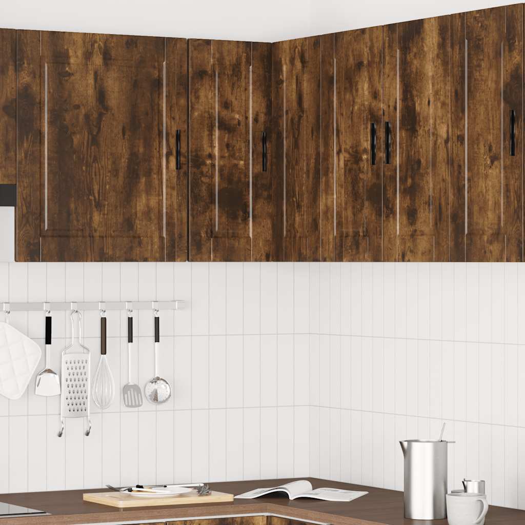 Kitchen cabinet, Porto, smoked oak, engineered wood