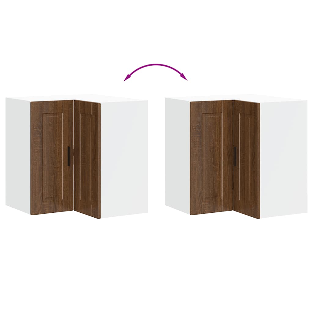 Kitchen cabinet, Porto, brown oak, engineered wood