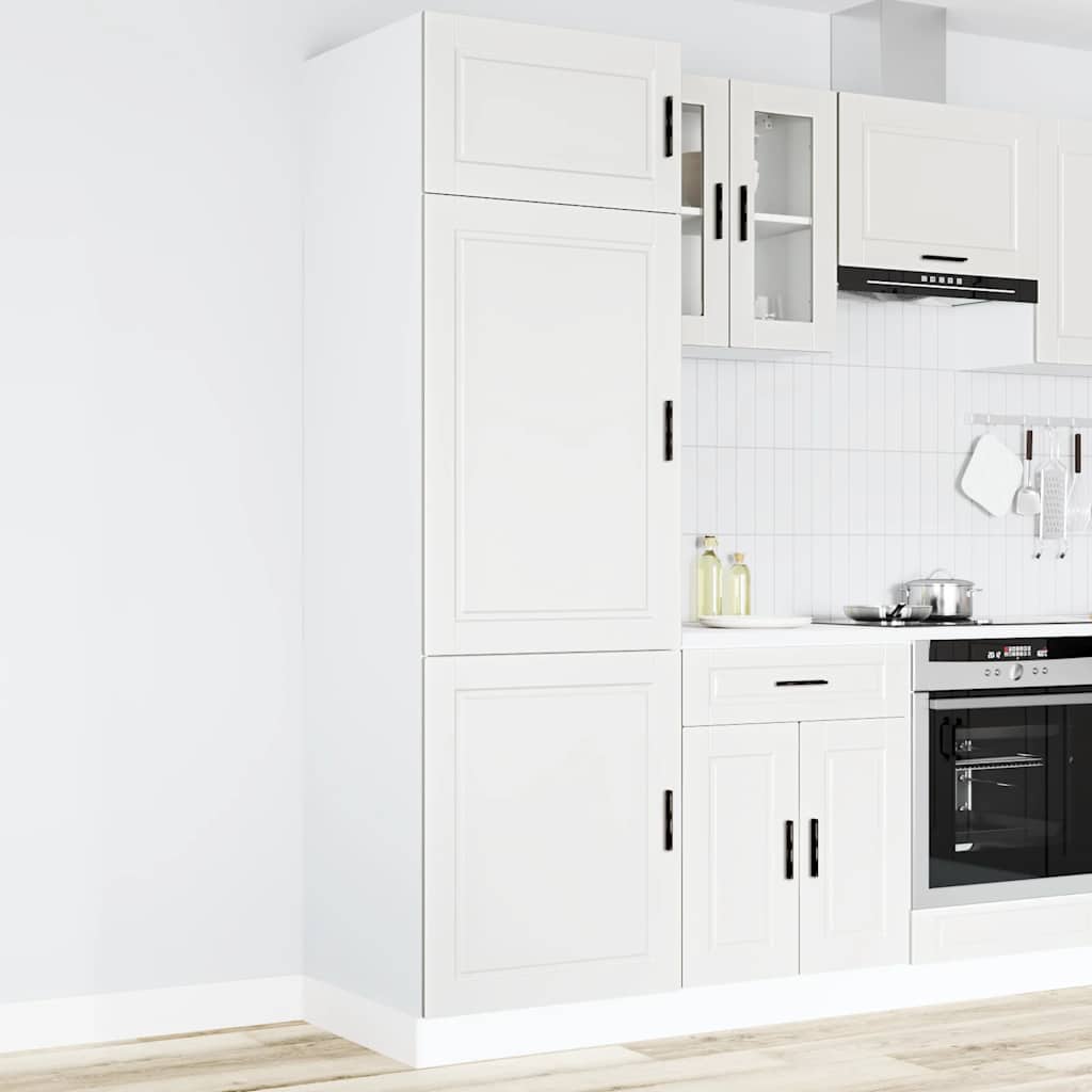 Kitchen cabinet, Porto, white, treated wood