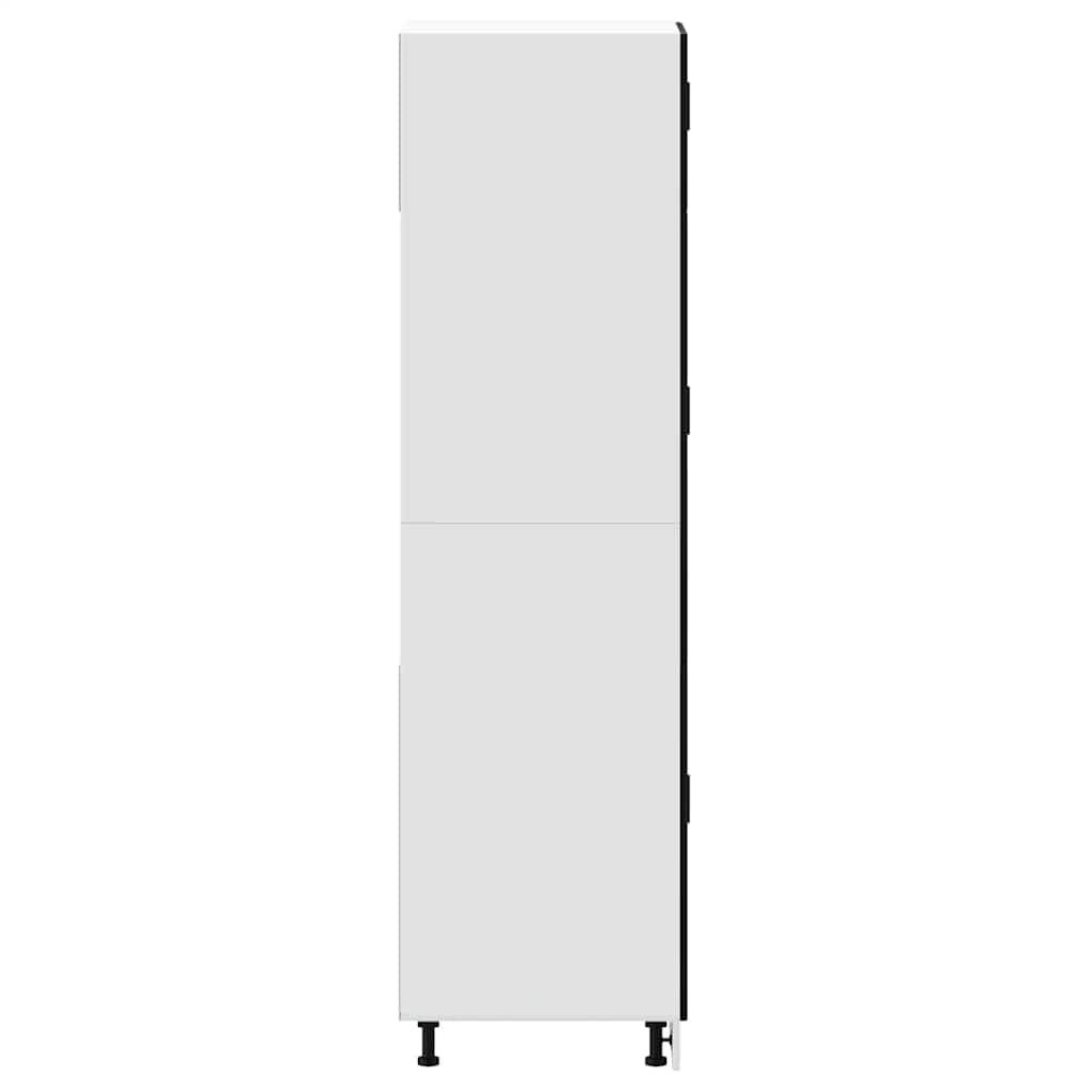 Kitchen cabinet, Porto, black, engineered wood