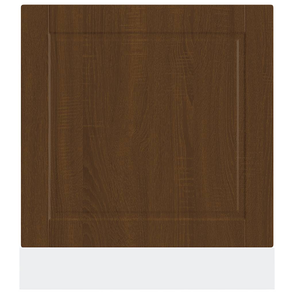 Dishwasher panel, Porto, brown, 60x1.5x67cm, wood