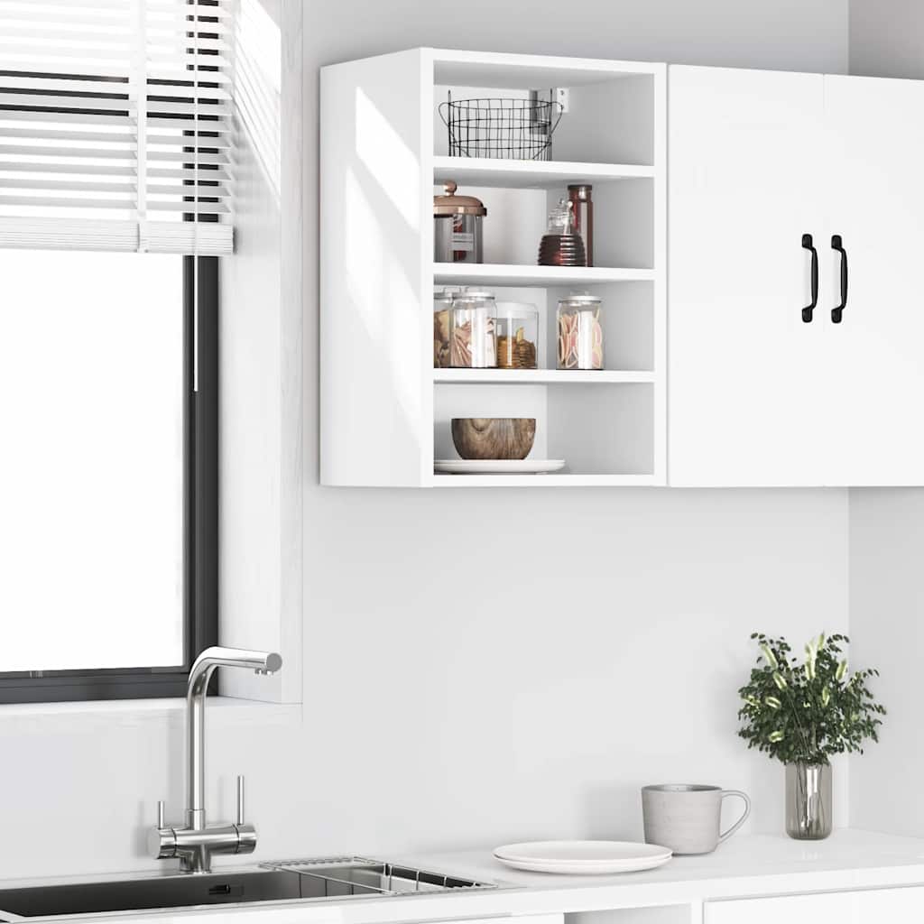 Wall Cabinet "Riga" White 40x29.5x60 cm