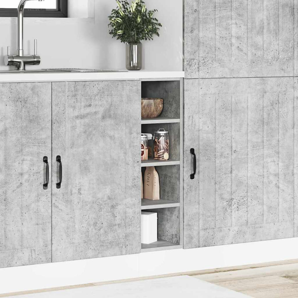 Base Cabinet "Riga" Concrete Grey 20x44.5x81.5 cm