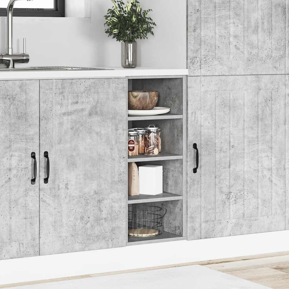 Base Cabinet "Riga" Concrete Grey 30x44.5x81.5 cm