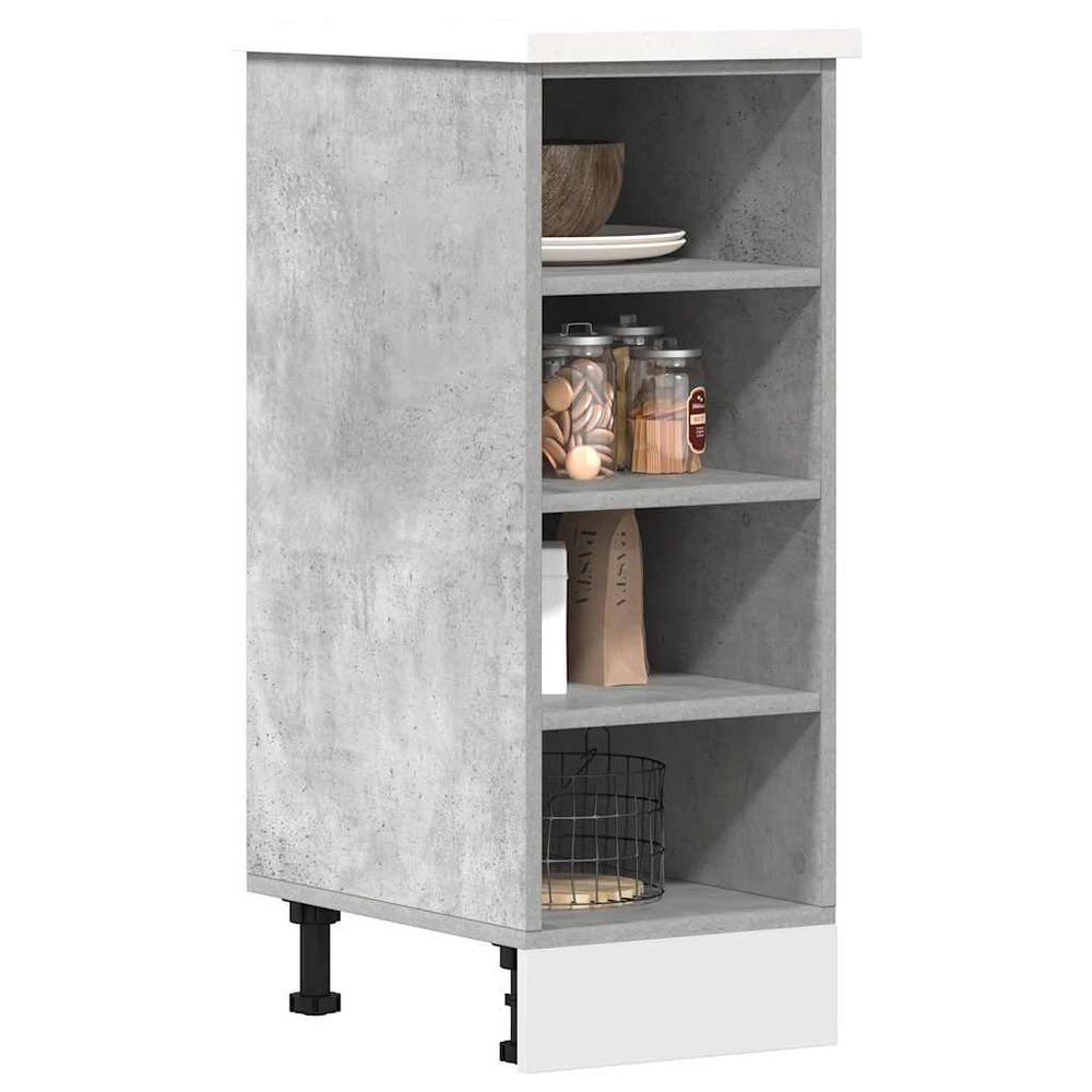 Base Cabinet "Riga" Concrete Grey 30x44.5x81.5 cm