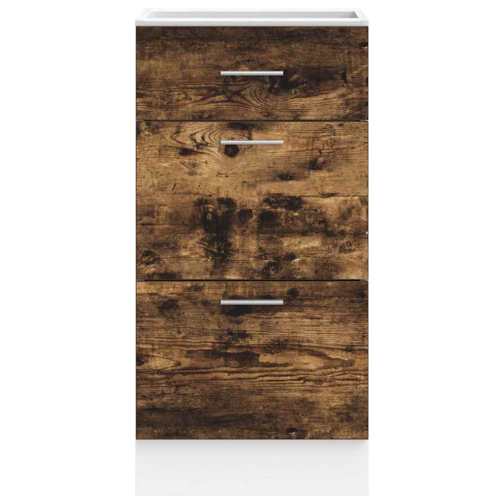 Base cabinet "Lyon" smoked oak 40x46x81.5 cm