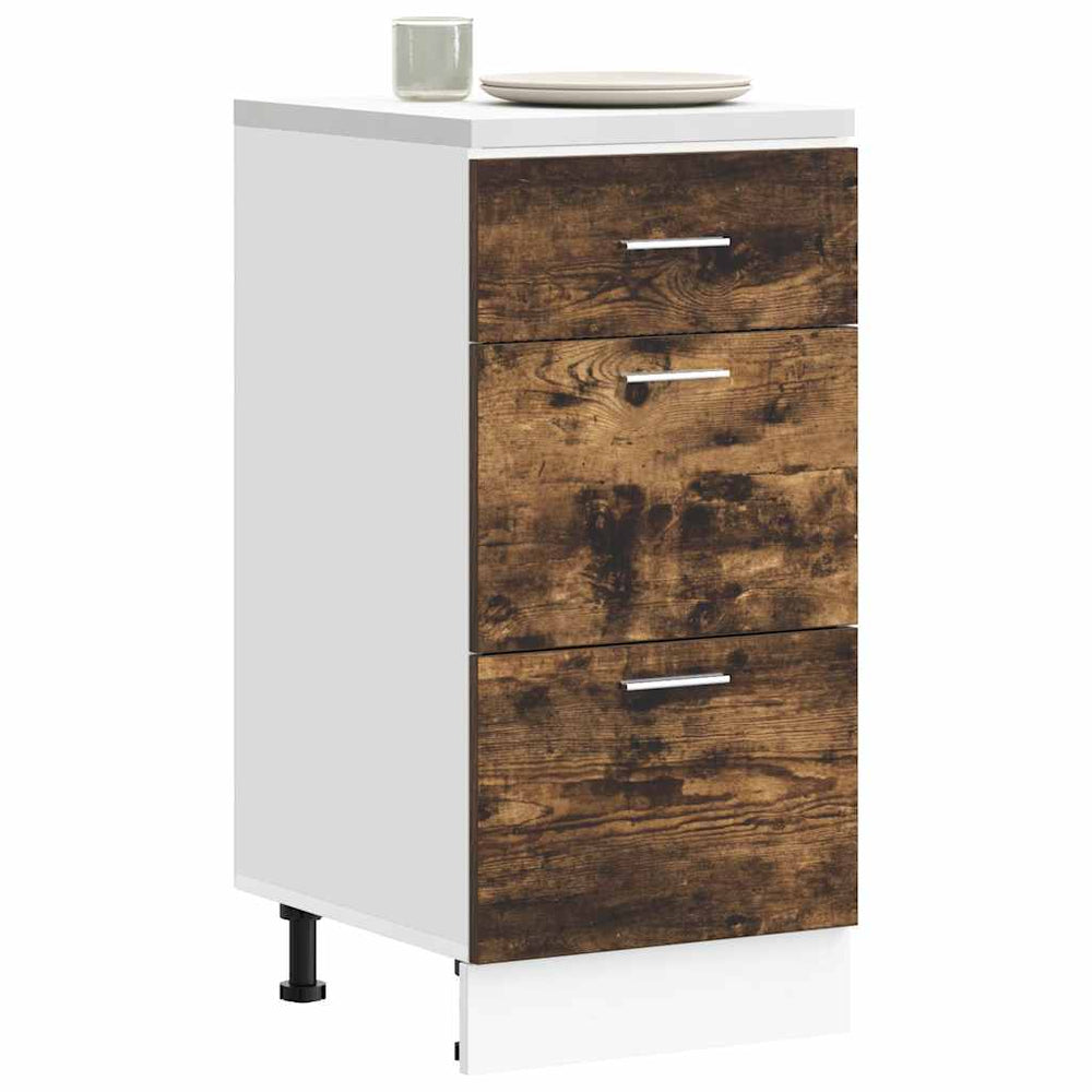 Base cabinet "Lyon" smoked oak 40x46x81.5 cm