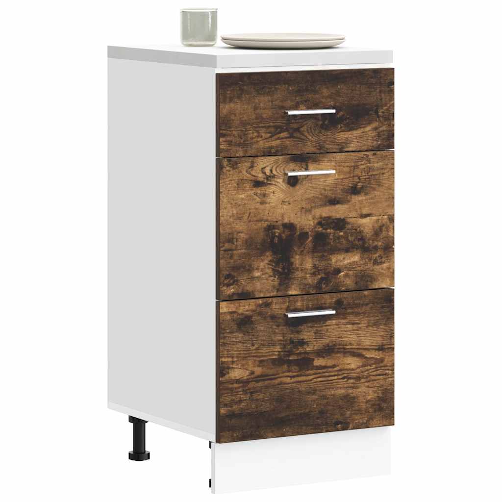 Base cabinet "Lyon" smoked oak 40x46x81.5 cm