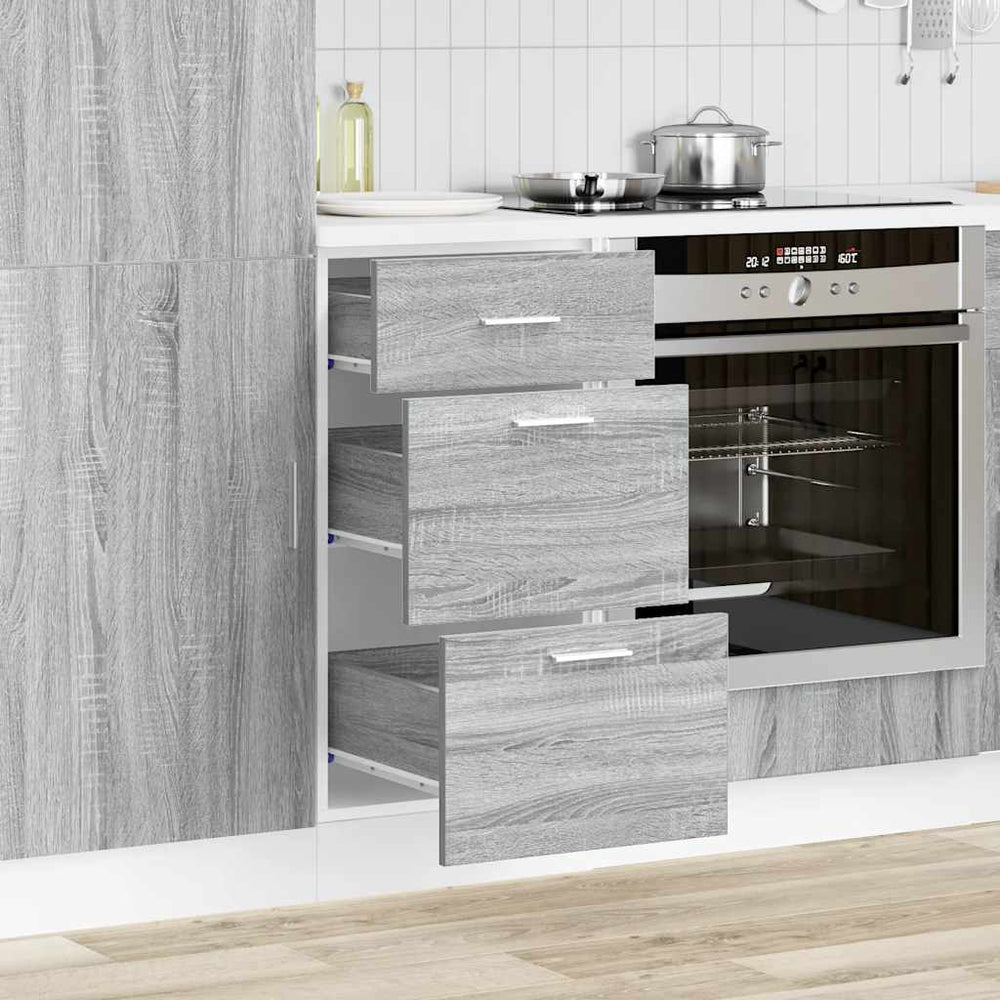 Base cabinet "Lyon" Grey Sonoma 40x46x81.5 cm