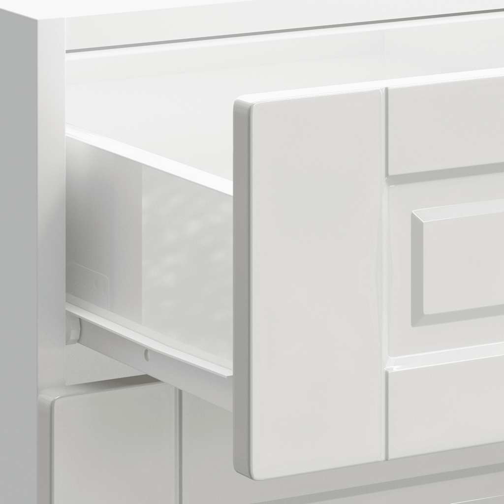 Kitchen cabinet, "Porto", glossy white, engineered wood