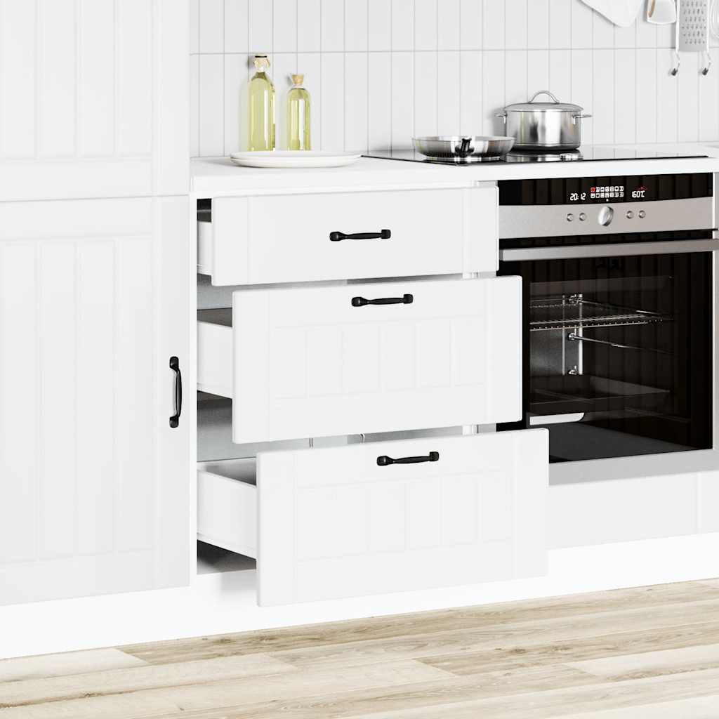 Kitchen cabinet, Lucca, white, engineered wood