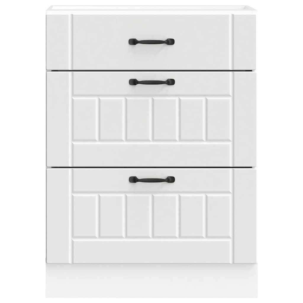 Kitchen cabinet, Lucca, white, engineered wood