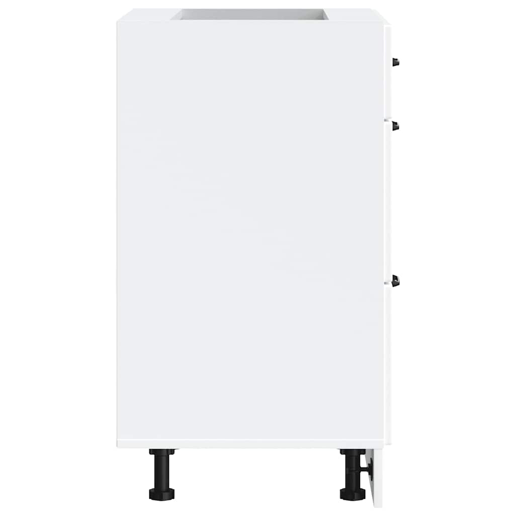 Kitchen cabinet, Lucca, white, engineered wood