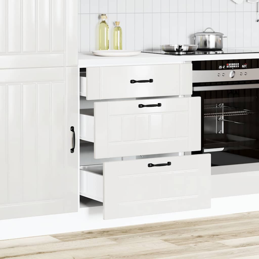Kitchen cabinet, Lucca, white, engineered wood