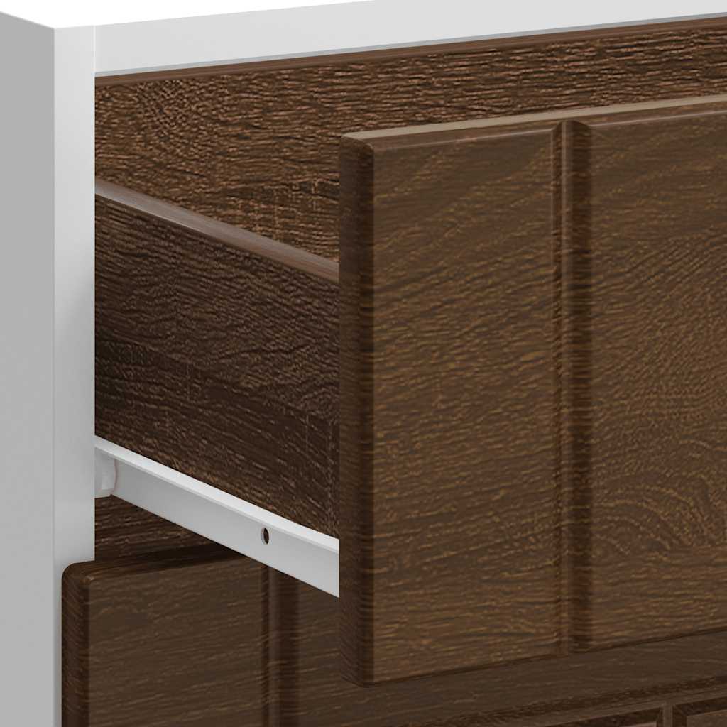 Kitchen cabinet, Lucca, brown oak, treated wood