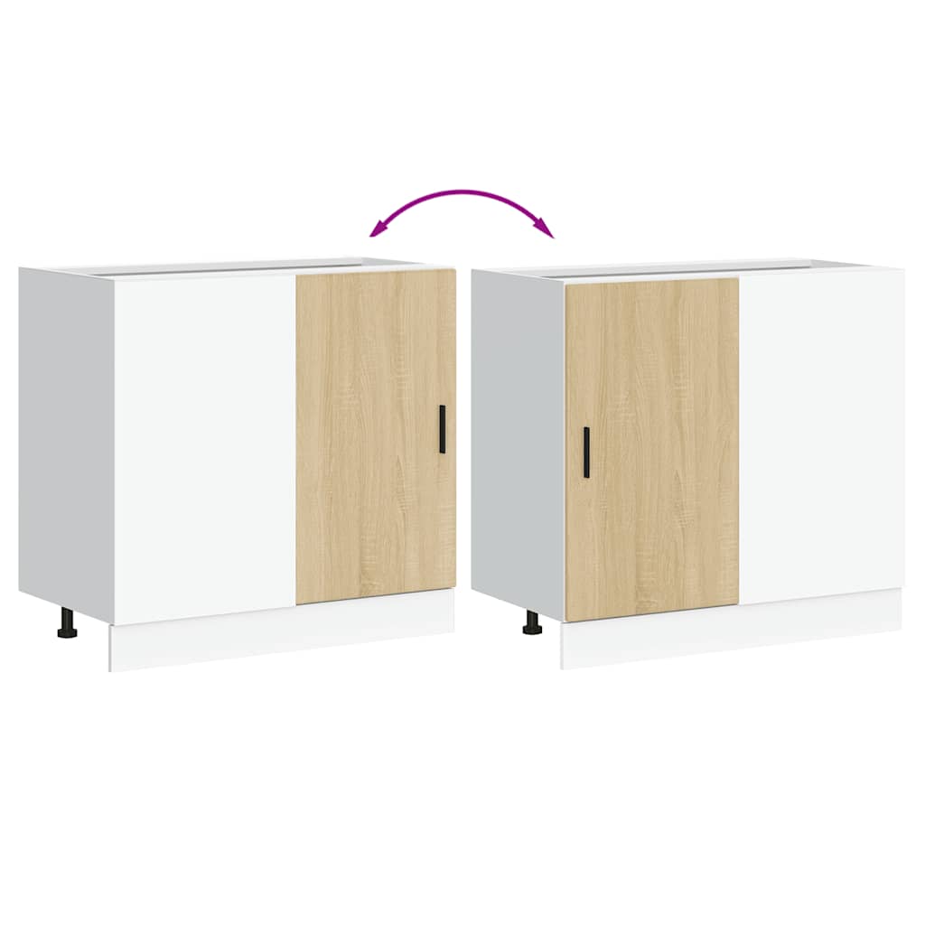 virtuvės apatinė spintelė “Lyon" Sonoma Oak Engineered Wood