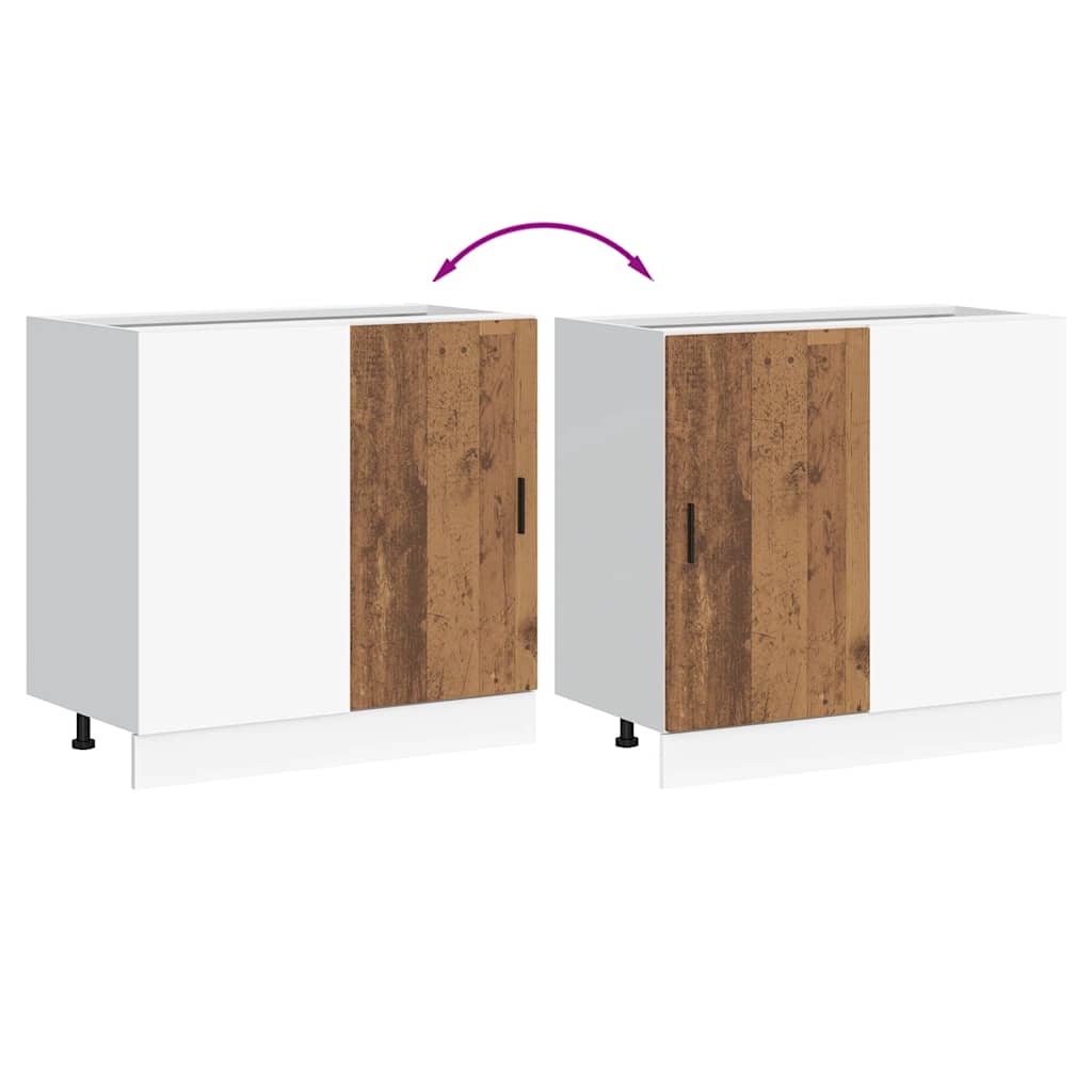 virtuves apakšējais skapis “Lyon” Old Wood Engineered Wood