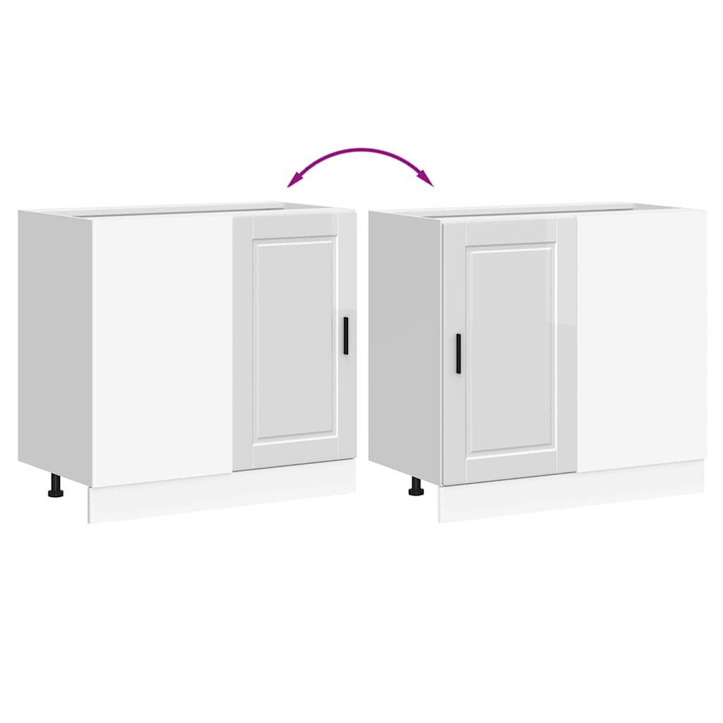 Kitchen cabinet, Porto, white, engineered wood