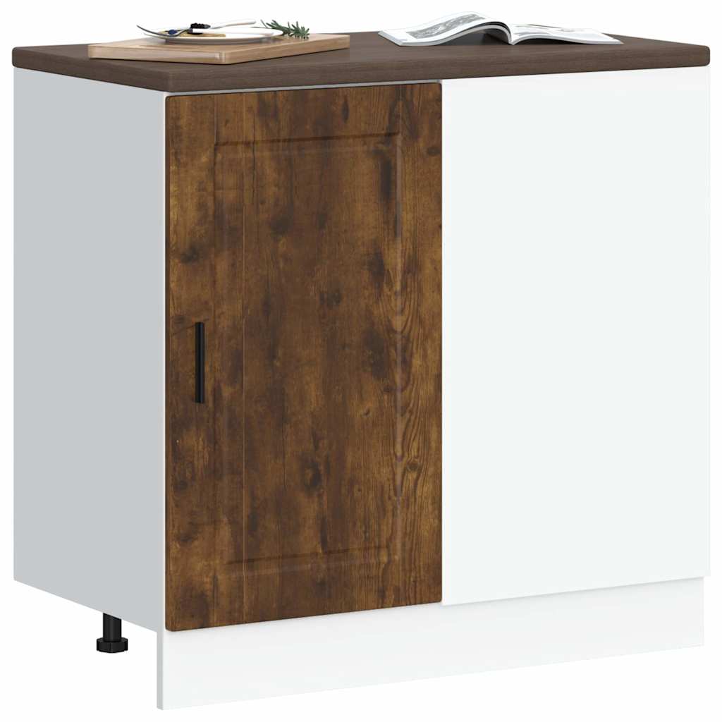 Kitchen cabinet, Porto, smoked oak, engineered wood