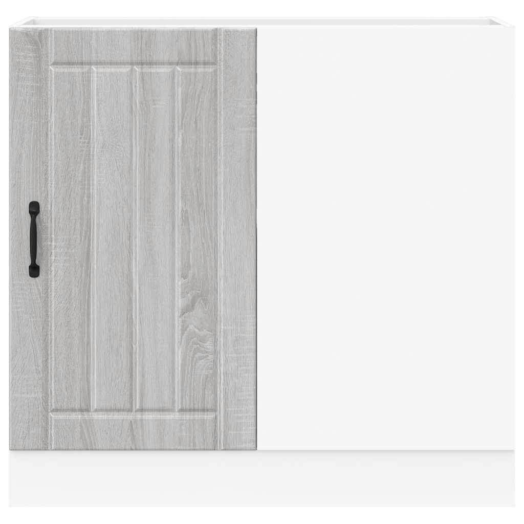 Lucca Bottom Kitchen Cabinet Sonoma Grey Engineered Wood