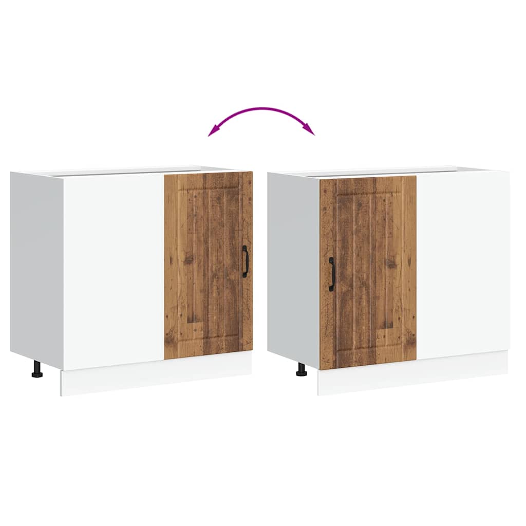 "Lucca" Base Cabinet Old Wood