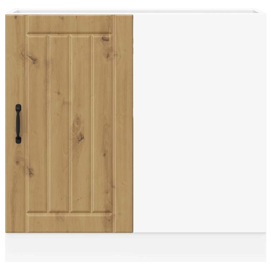 Kitchen Base Cabinet "Lucca" Artisan Oak Engineered Wood
