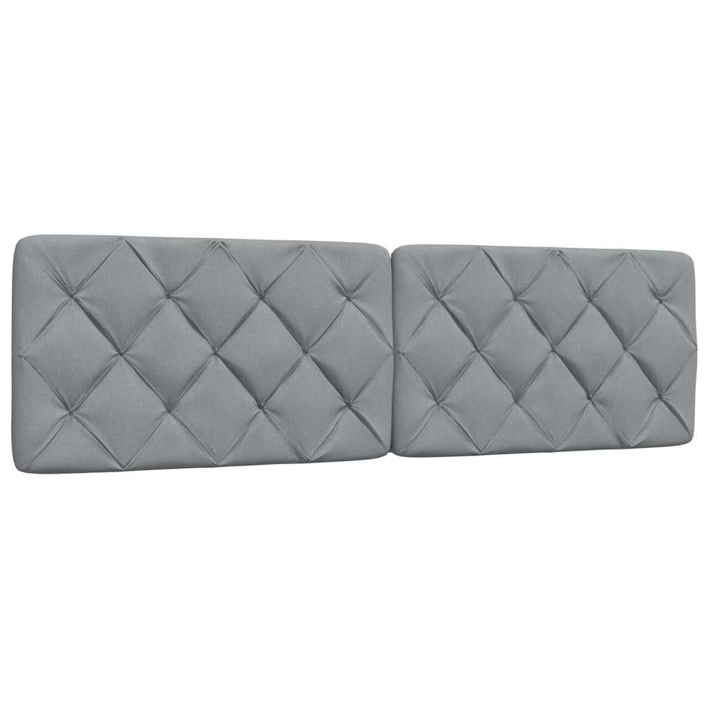 LED bed frame without mattress, light grey, 180x200 cm