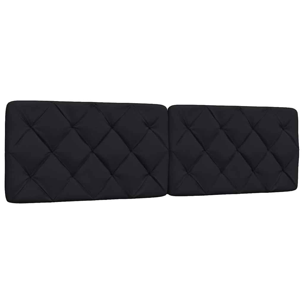 LED bed frame without mattress, black, 180x200 cm