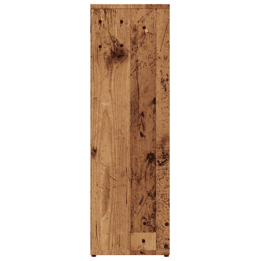 Grāmatu skapis, koka, 50x25x80 cm, apstrādāta koksne