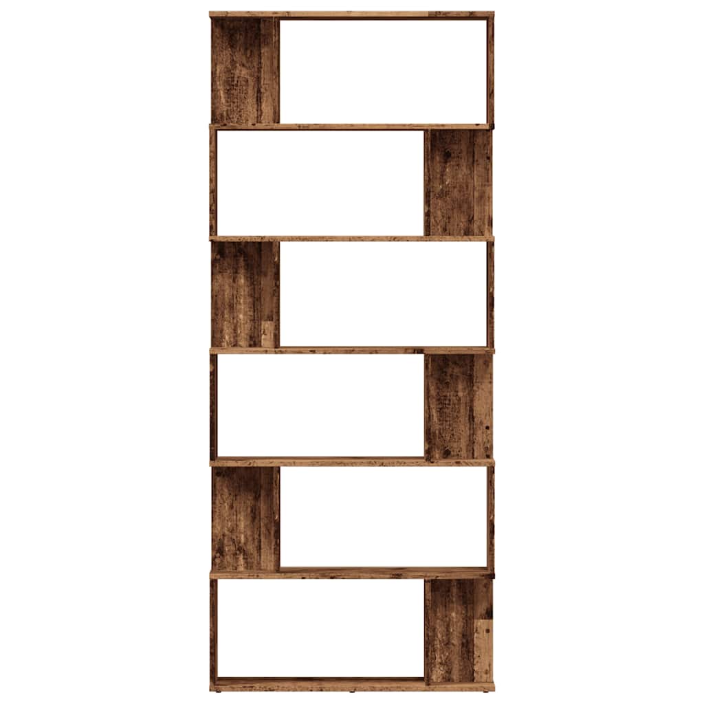 Book cabinet Old wood 80x24x192 cm Engineered wood