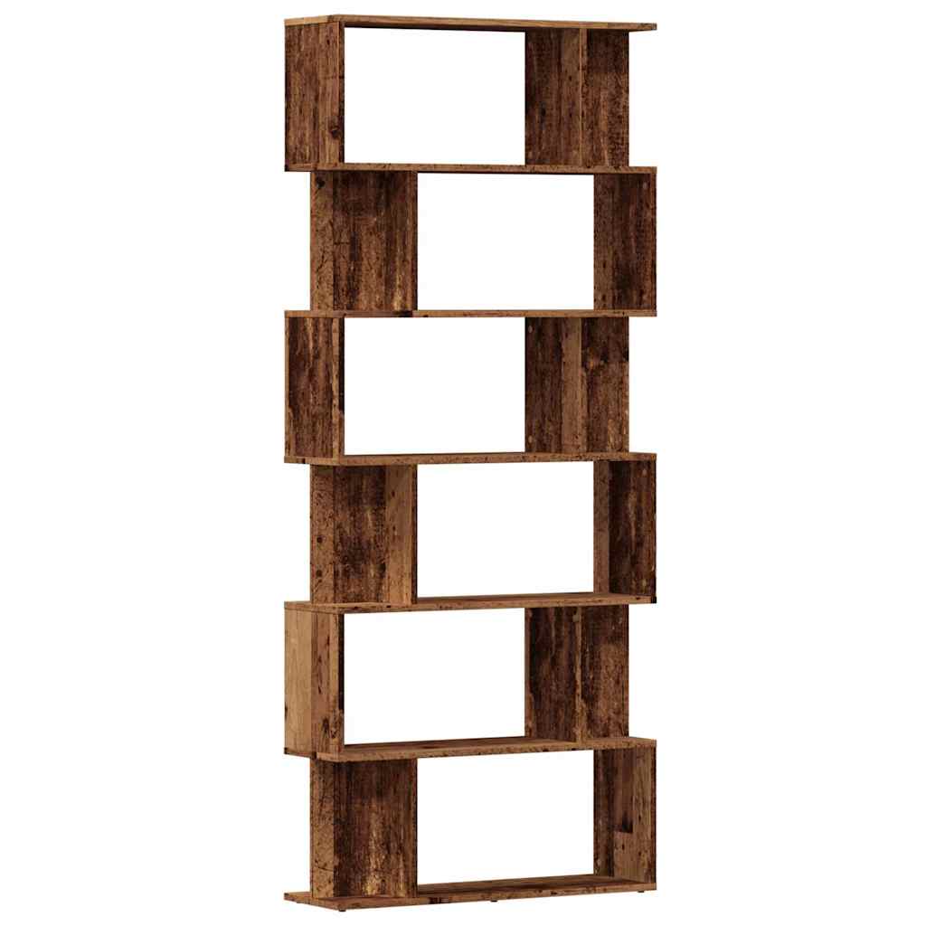 Book cabinet Old wood 80x24x192 cm Engineered wood