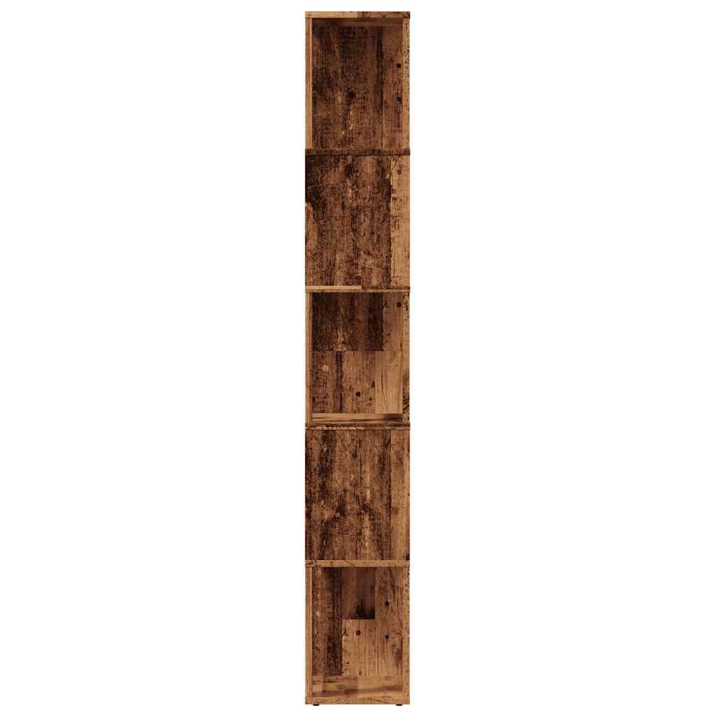 Grāmatu skapis, koks, 45x24x159cm, apstrādāta koksne