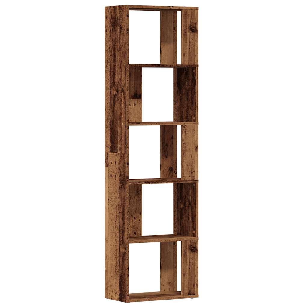 Grāmatu skapis, koks, 45x24x159cm, apstrādāta koksne