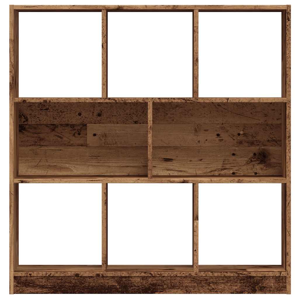 knygų spintelė sena mediena 97,5x29,5x100 cm inžinerinė mediena