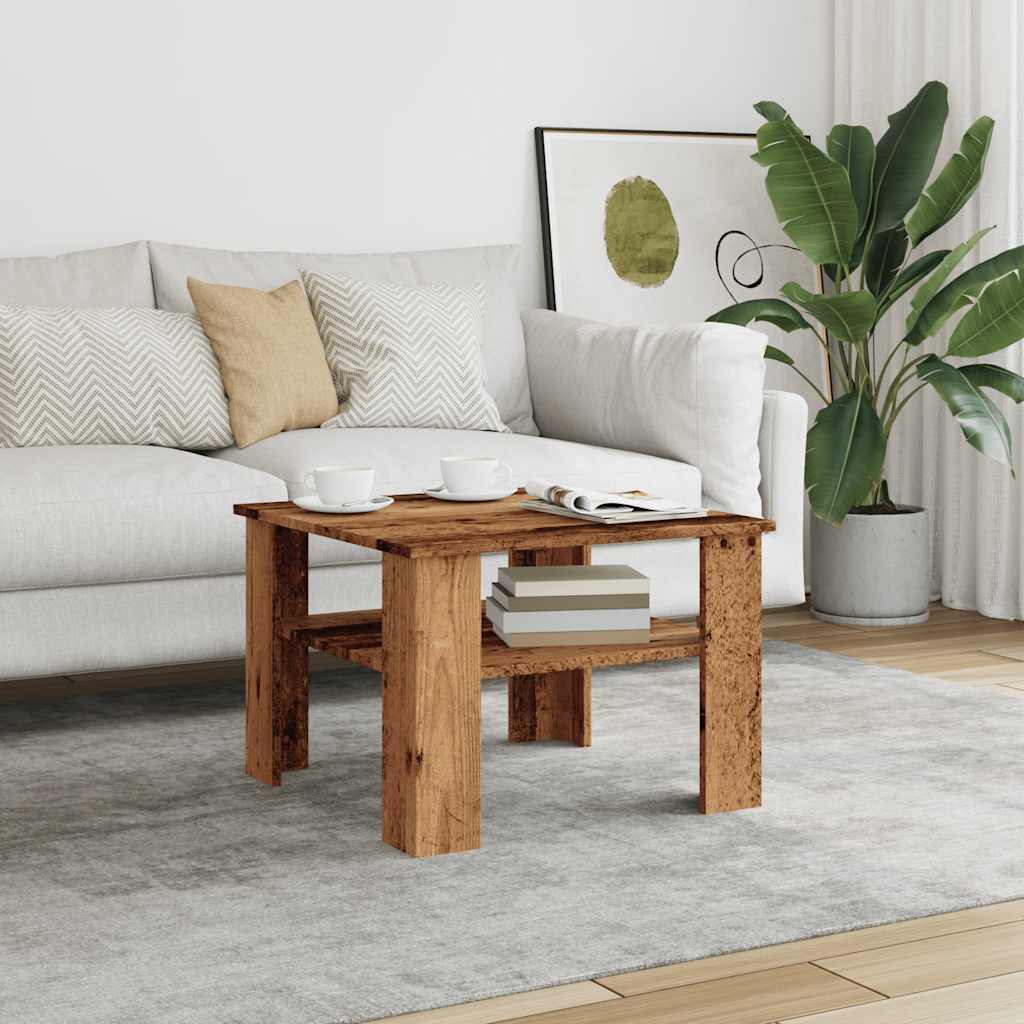 Kafijas galdiņš Old Wood 60x60x42 cm apstrādāta koksne