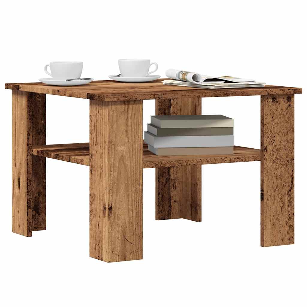 Kafijas galdiņš Old Wood 60x60x42 cm apstrādāta koksne